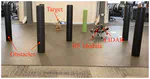 Sensor-Based Legged Robot Homing Using Range-Only Target Localization